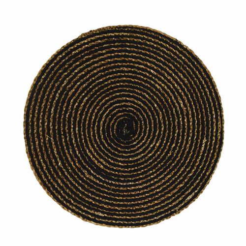 Round Placemat - Simply Black